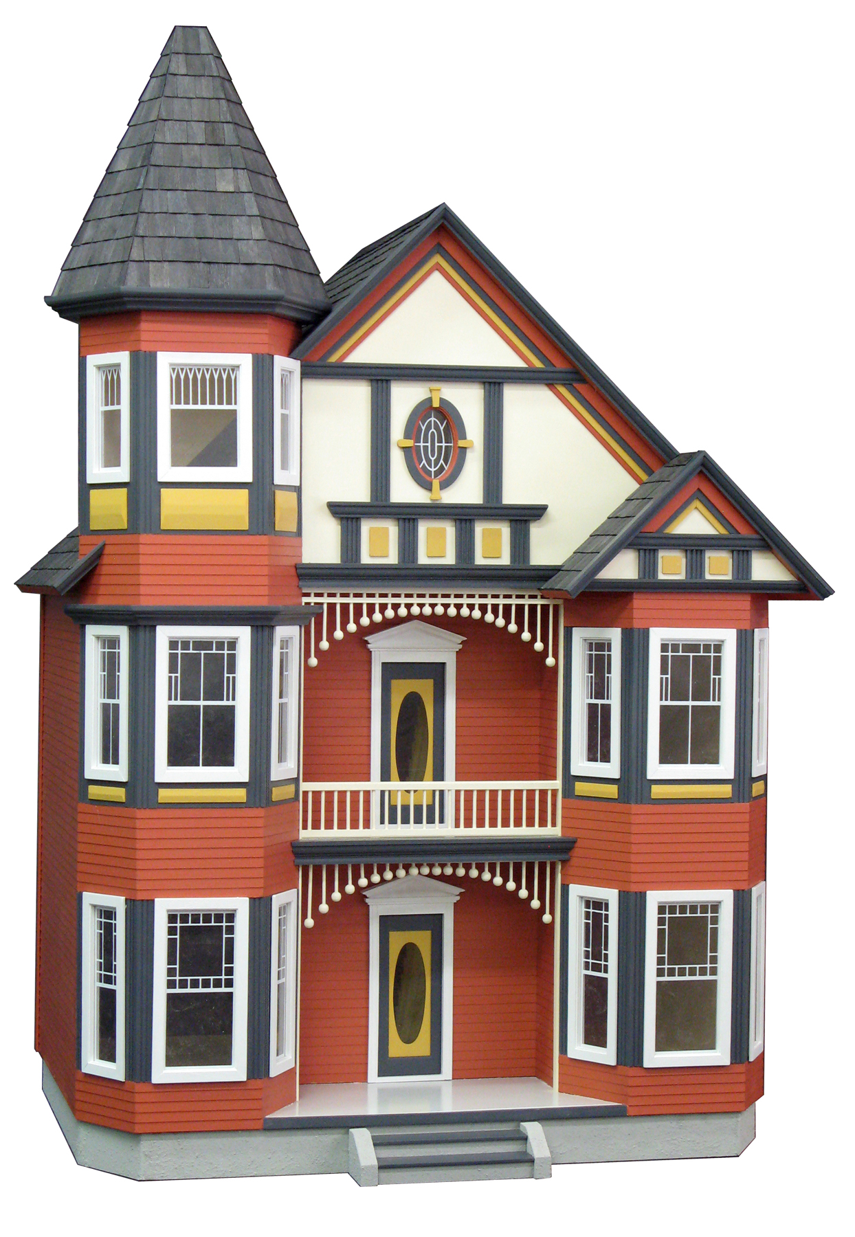 victorian painted lady dollhouse